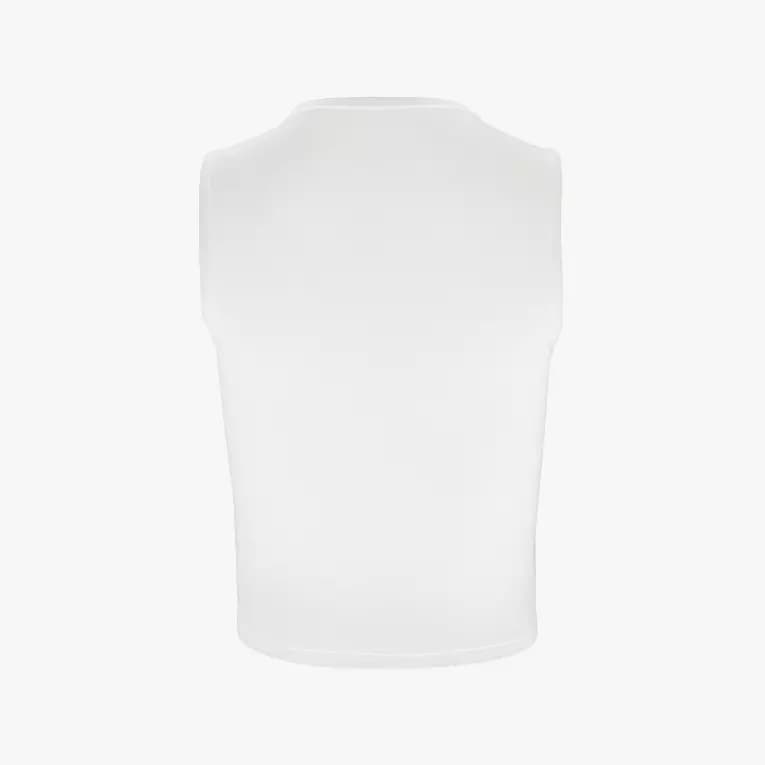 Топ для йоги женский белый ADS 500
