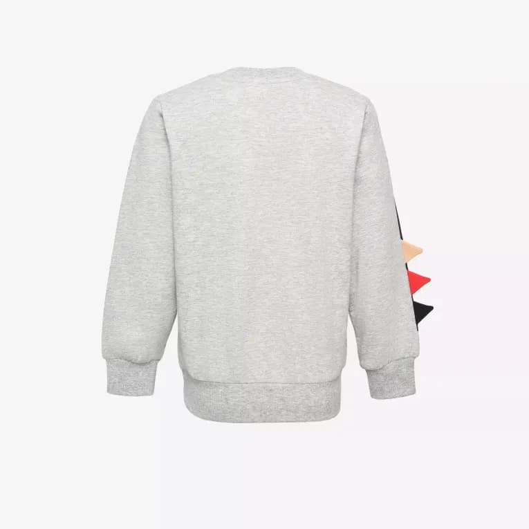 Джемпер детский для занятий спортом серый ADS Sweat Dino 500