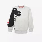 Джемпер детский для занятий спортом серый ADS Sweat Dino 500