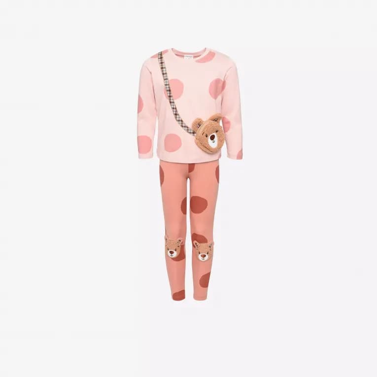 Комплект лонгслив+легинсы для девочек ADS Set 300 Little Bear