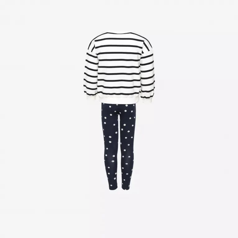 Комплект свитшот+легинсы для девочек ADS Set 500 Stripes