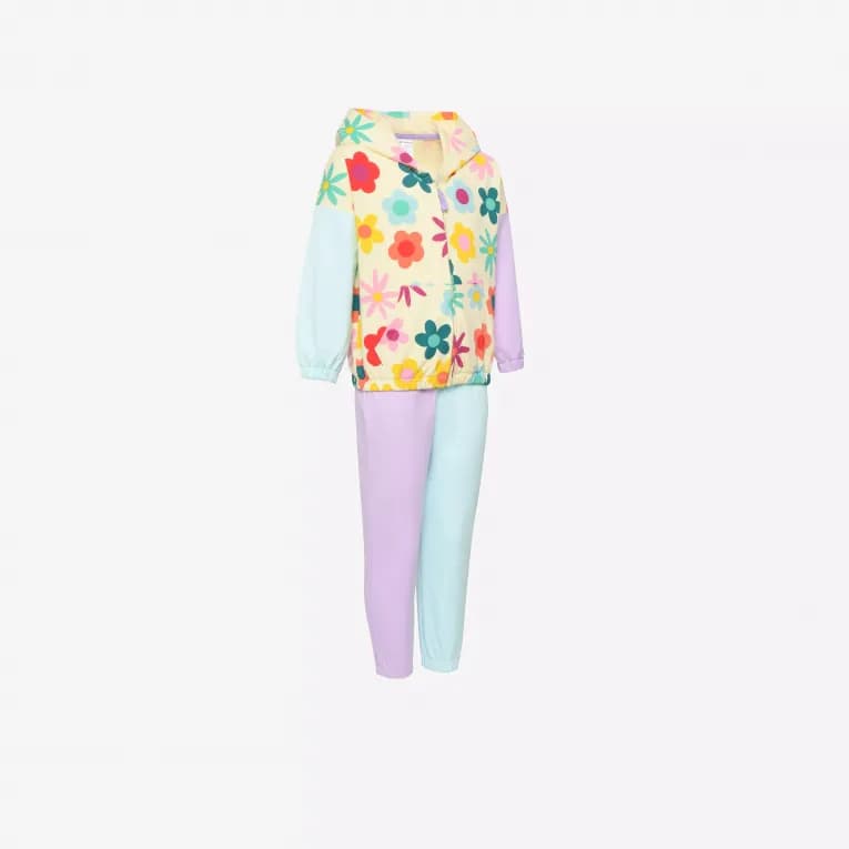 Костюм спортивный для девочек ADS Tracksuit 500 Colorblock