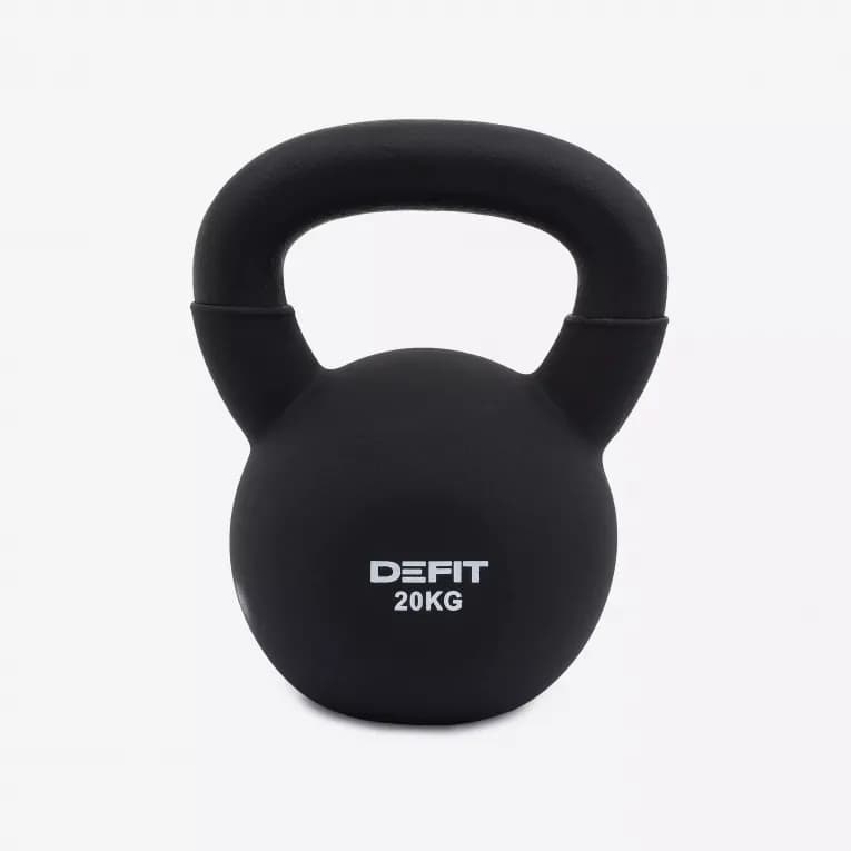 Гиря 20кг чёрная Defit 900