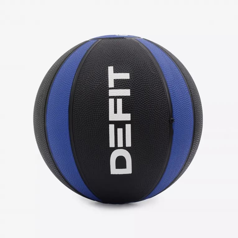 Мяч набивной 6 кг чёрный Defit 500