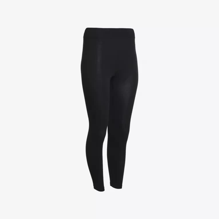 Легинсы для фитнеса укороченные женские чёрные Defit 500