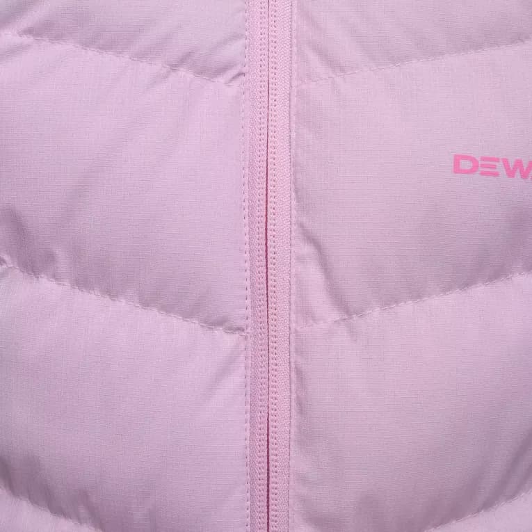 Зимняя куртка для девочки розовая Deway 100