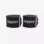 Бинт боксёрский 4м черный DeFit 500
