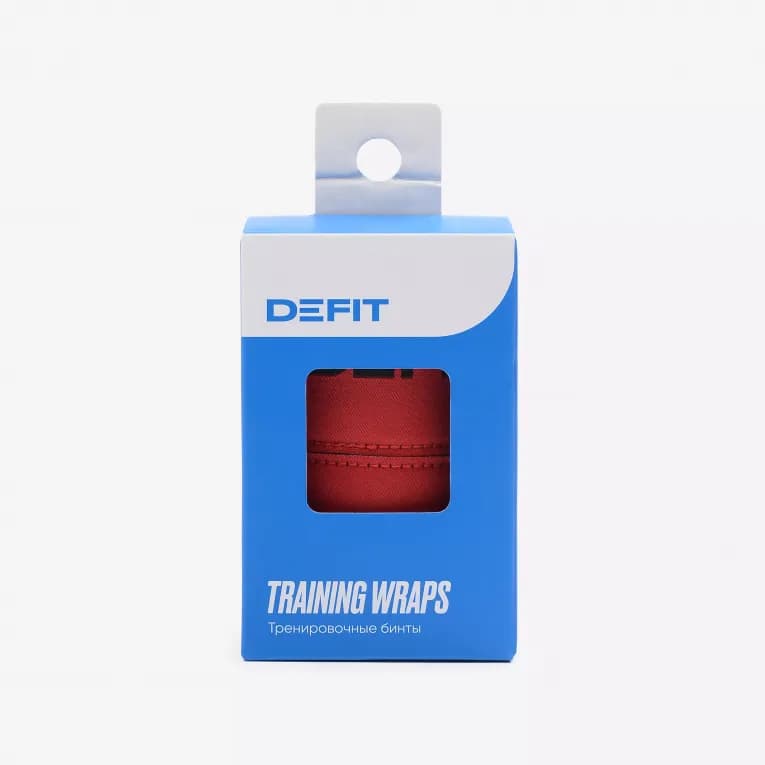Боксёрский бинт красный Defit 500