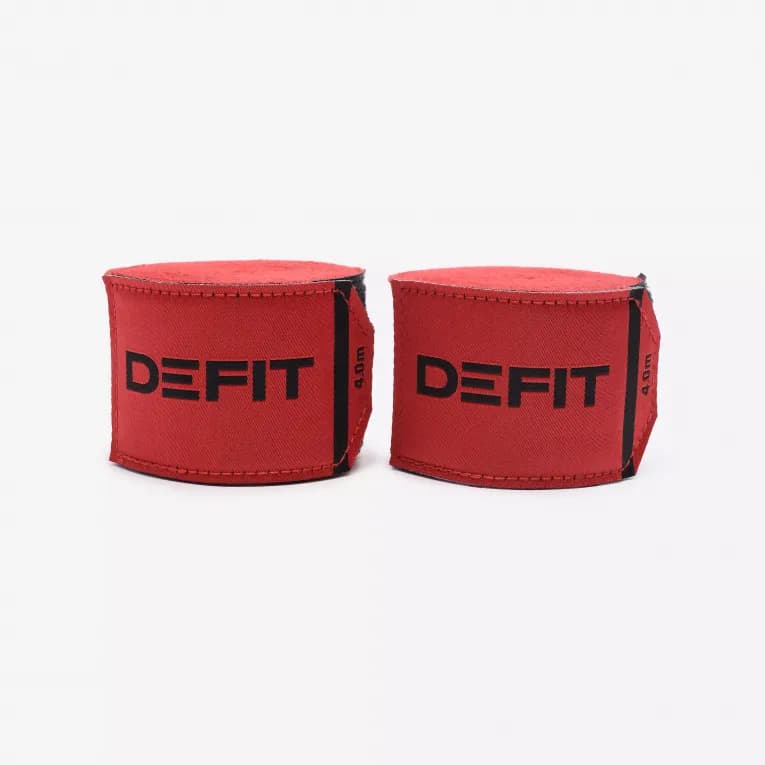 Боксёрский бинт красный Defit 500