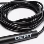 Скакалка чёрная DeFit 100