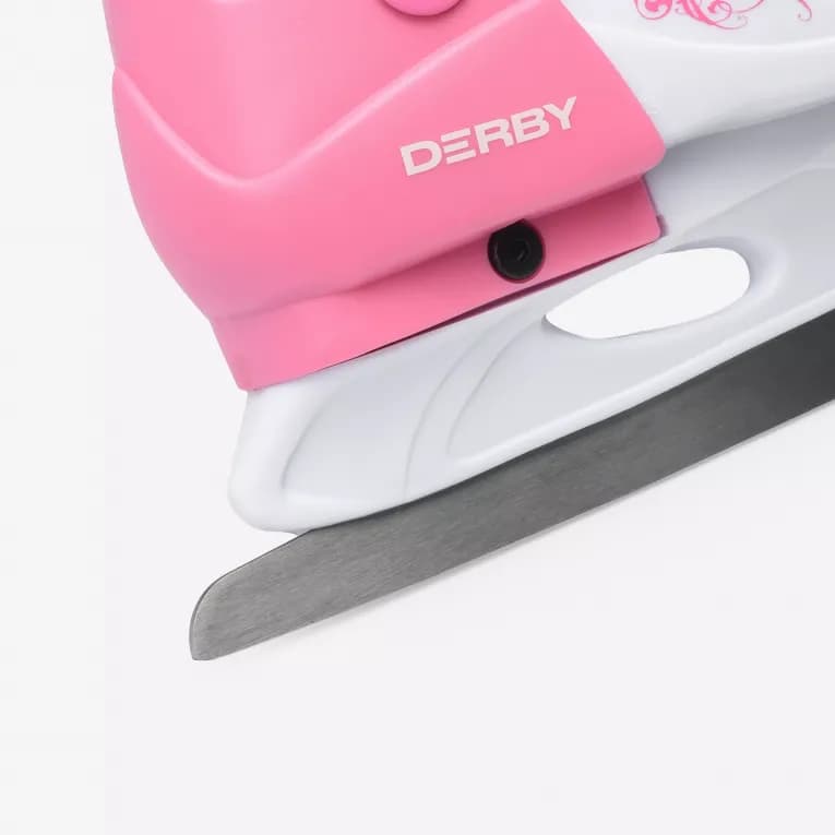Коньки раздвижные детские белые Derby 100