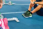 Кроссовки для бега детские чёрные Kiprun 500