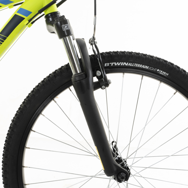 Velo decathlon btwin jaune fluo clearance