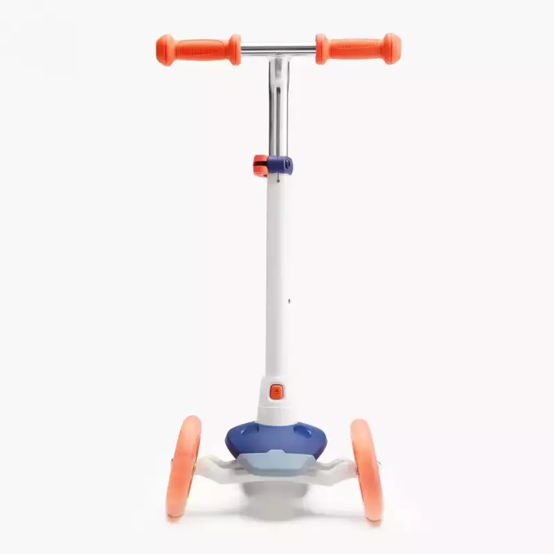 Самокат трехколесный детский сине-оранжевый Oxelo B1 500