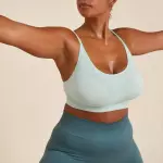 Бра для йоги женский бирюзовый Kimjaly 500