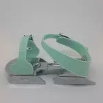 Коньки раздвижные на ботинок детские мятные Oxelo Play 1
