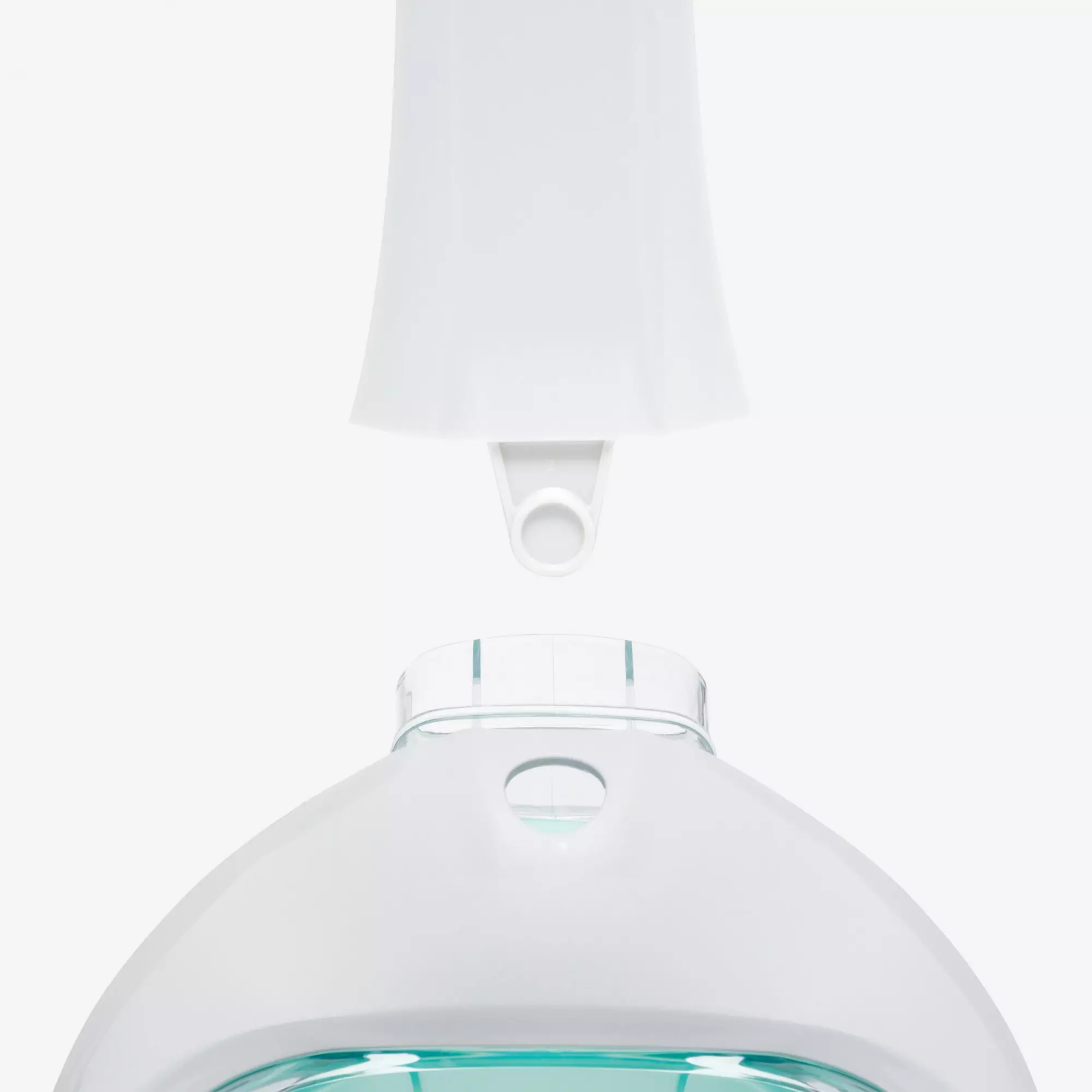 Маска для снорклинга детская зеленая Subea 500 Easybreath XS