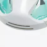 Маска для снорклинга детская зеленая Subea 500 Easybreath XS
