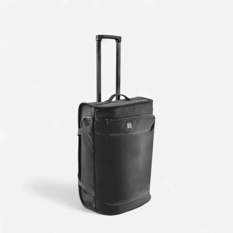 Сумка спортивная на колесиках 30л тёмно-серая Kipsta 100 Essential
