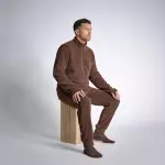 Кофта флисовая коричневая Solognac 500
