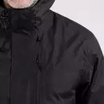 Куртка водонепроницаемая мужская чёрная Quechua NH500