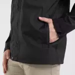 Куртка водонепроницаемая мужская чёрная Quechua NH500