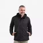 Куртка водонепроницаемая мужская чёрная Quechua NH500
