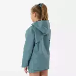 Куртка водонепроницаемая детская зеленая Quechua 500
