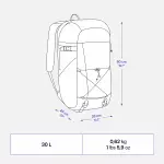 Рюкзак 30л серый Quechua Arpenaz 100
