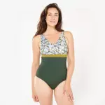 Купальник слитный женский зеленый Nabaiji 300 Mia All Mini Green
