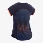 Футболка спортивная дышащая детская синяя Domyos 500