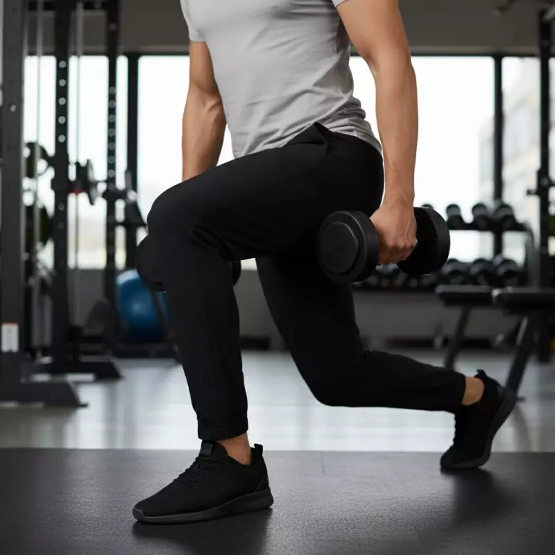 Брюки спортивные мужские черные Defit 500