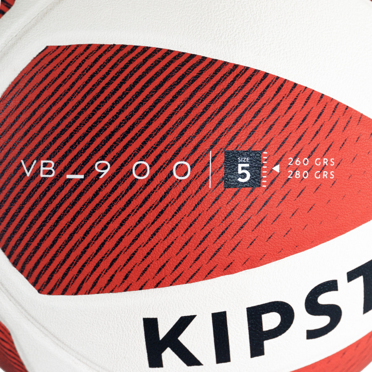 Мяч волейбольный красно-белый Allsix V900 купить в интернет-магазине ...
