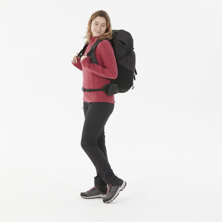 Кофта флисовая розовая Quechua 100 купить в интернет-магазине Деспорт