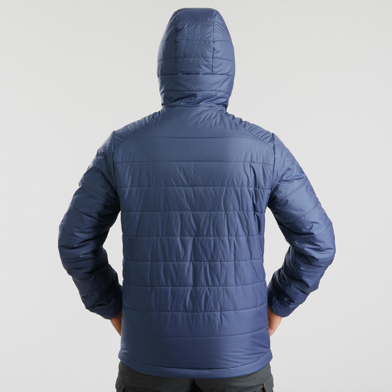 Куртка походная мужская синяя Quechua 100 купить в интернет-магазине ...