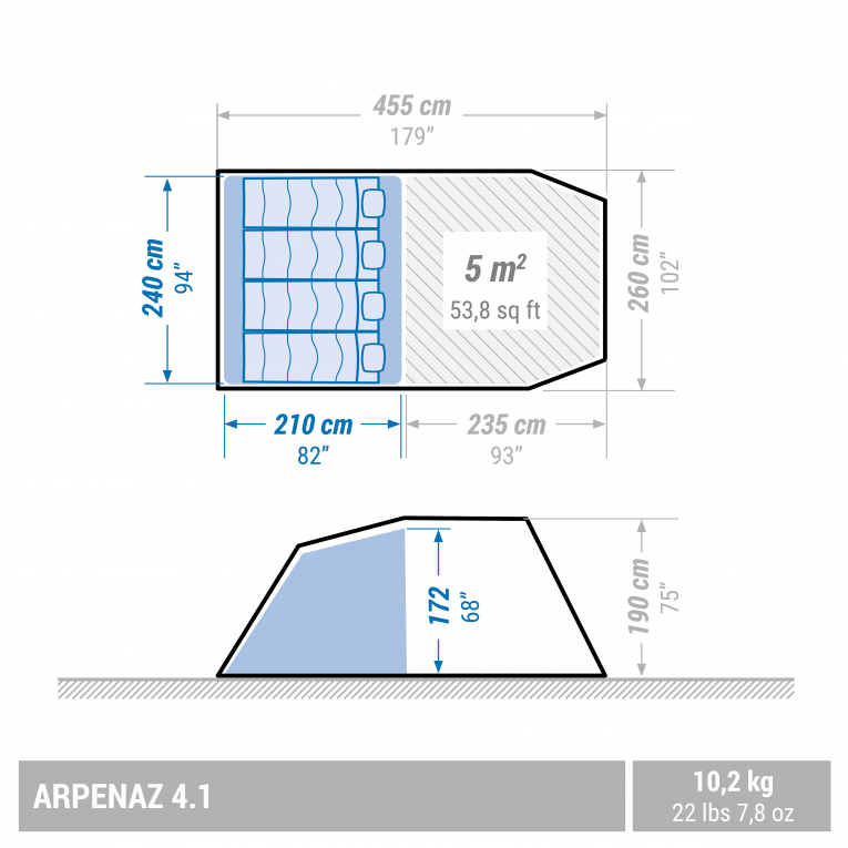 Decathlon arpenaz family 4.1 online