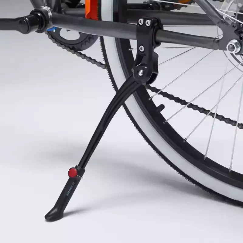 Подножка на перо велосипедная чёрная Btwin
