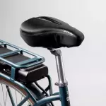 Накладка-чехол на седло велосипеда чёрный BTwin 100 XL