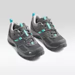 Ботинки водонепроницаемые низкие женские серые Quechua MH 100