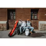 Сумка для горнолыжных ботинок серо-черная Wedze 500
