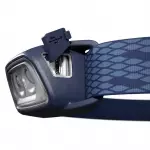 Фонарь налобный для кемпинга аккумуляторный темно-синий Forclaz HL100 USB