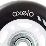 Колеса с подшипниками 63 мм 82A для детских роликов Play 3 чёрные Oxelo 100