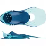 Ласты для сноркелинга регулируемые детские бирюзовые Subea OH 100