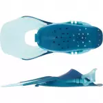 Ласты для сноркелинга регулируемые детские бирюзовые Subea OH 100