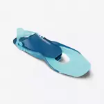 Ласты для сноркелинга регулируемые детские бирюзовые Subea OH 100