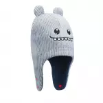 Шапка детская с ушками серая Wedze WARM 100