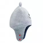 Шапка детская с ушками серая Wedze WARM 100