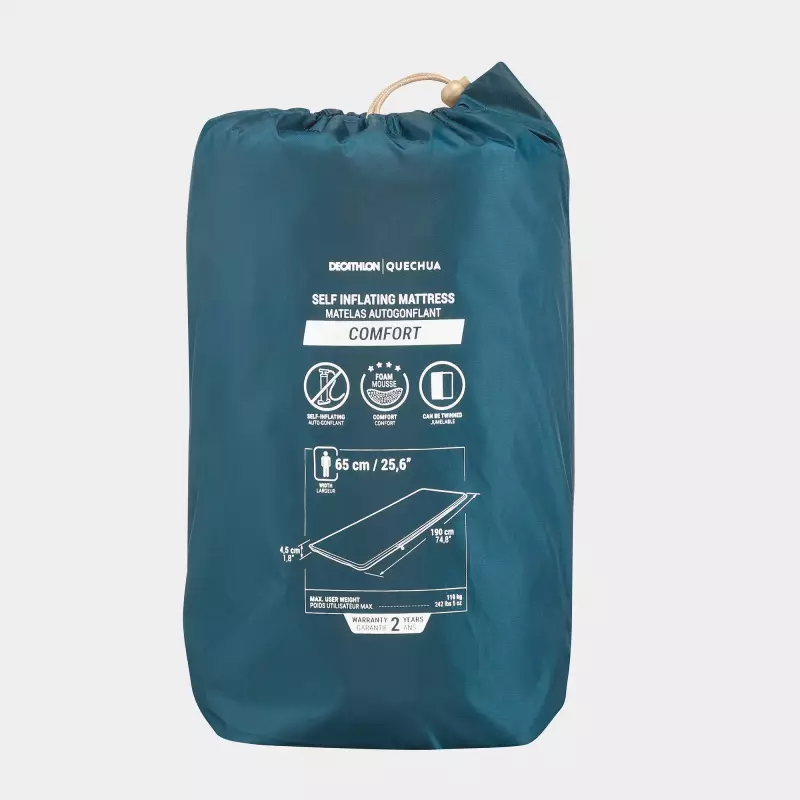 Матрас самонадувающийся для кемпинга Quechua 700 Comfort