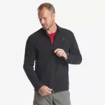 Кофта флисовая мужская чёрная Quechua 300