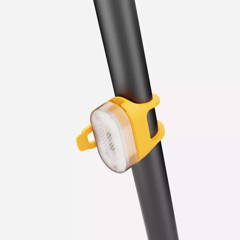 Велосипедный фонарь передний/задний USB желтый SL510 USB